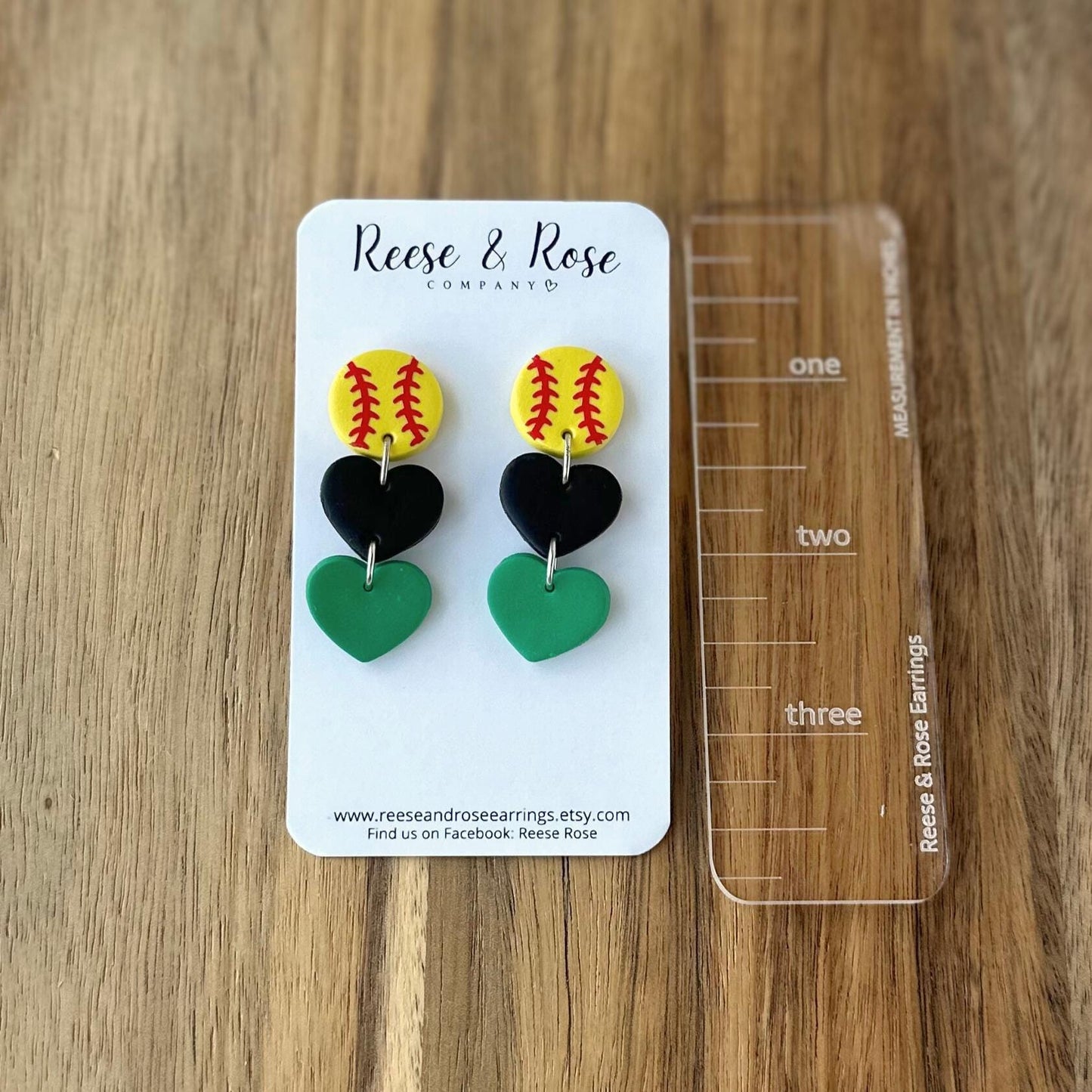 Custom Softball Earrings