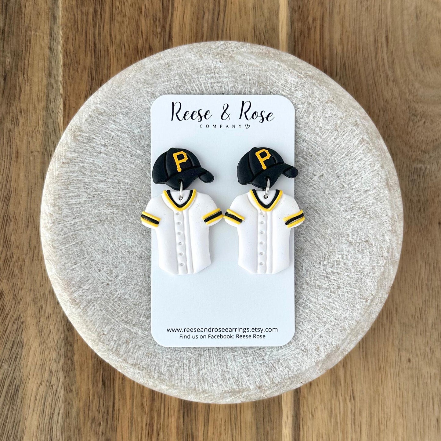 Pittsburgh Pirates Baseball Earrings