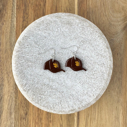 San Diego Padres Baseball Earrings