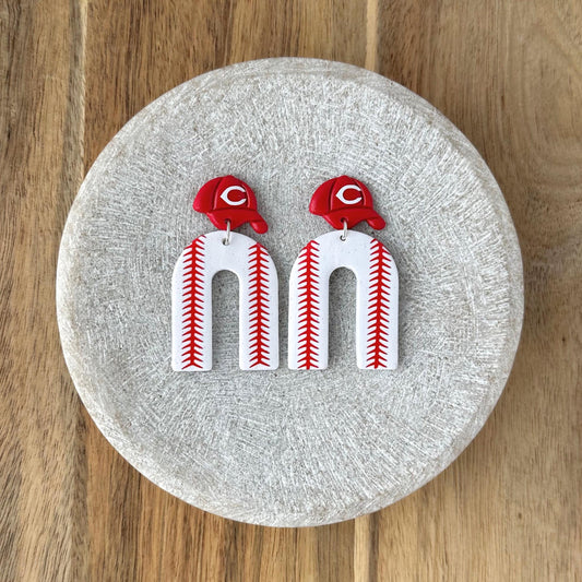 Redlegs Baseball Earrings