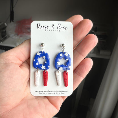 American Flag Dangles