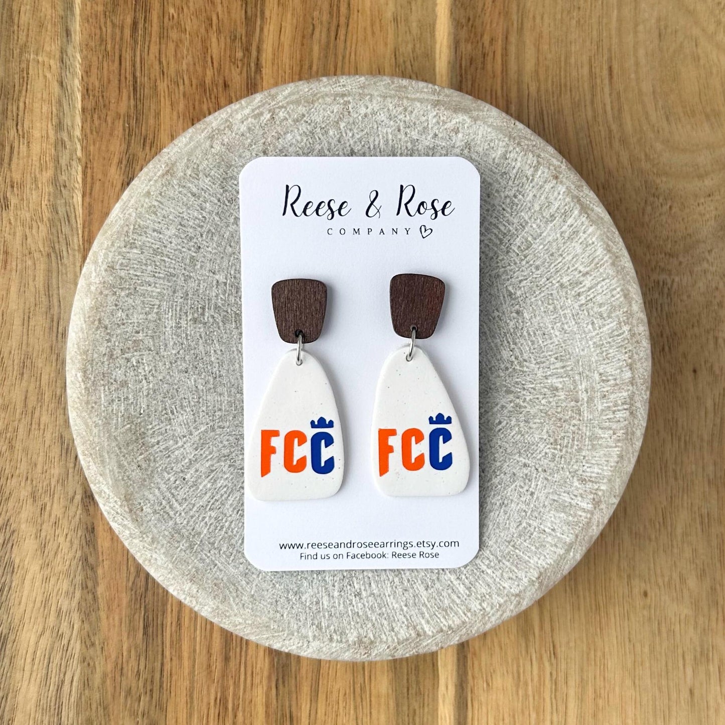 FC Cincinnati Soccer Jersey Earrings