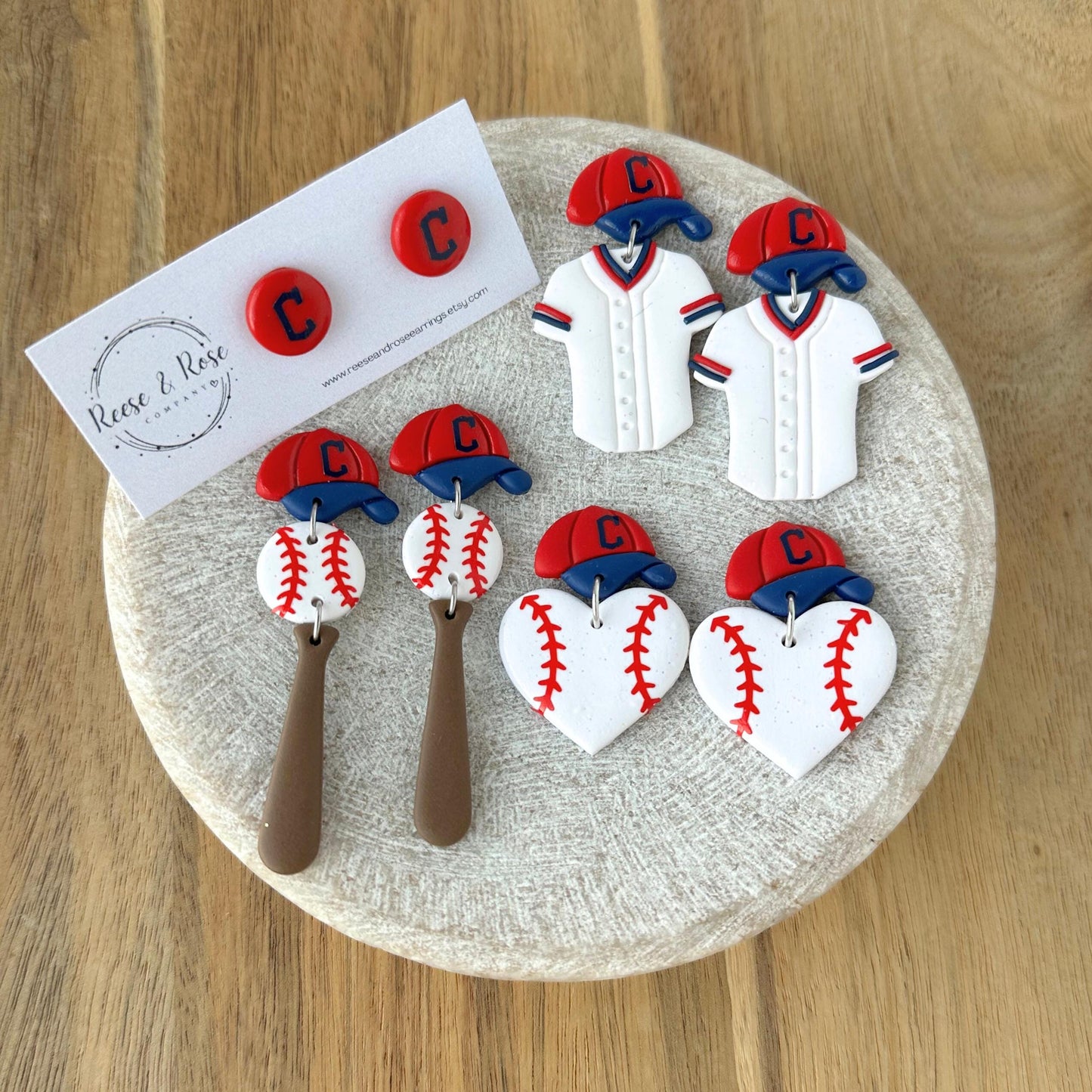 Cleveland Guardians Baseball Earrings