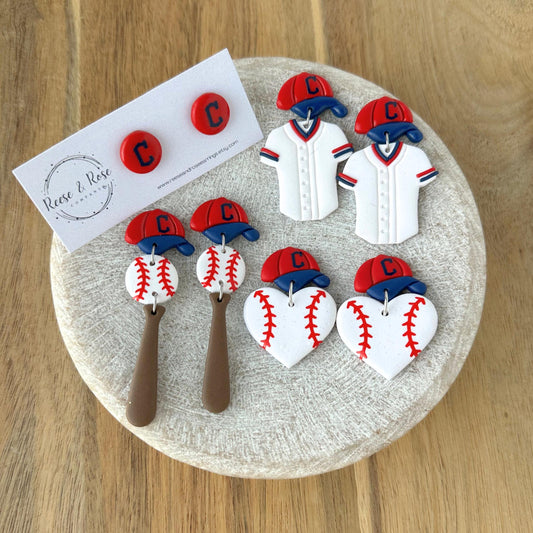 Cleveland Guardians Baseball Earrings
