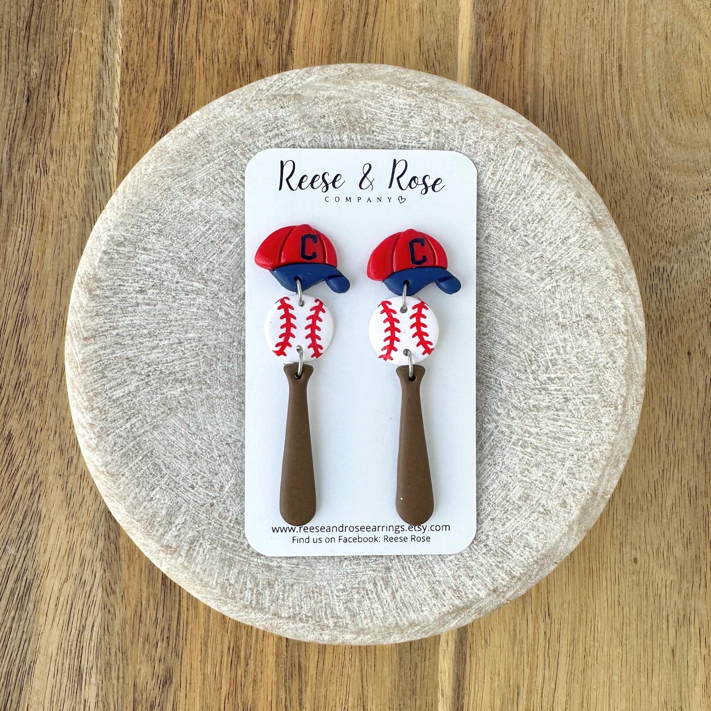 Cleveland Guardians Baseball Earrings