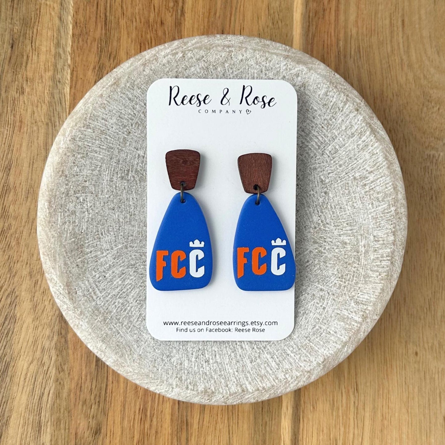 FC Cincinnati Soccer Jersey Earrings