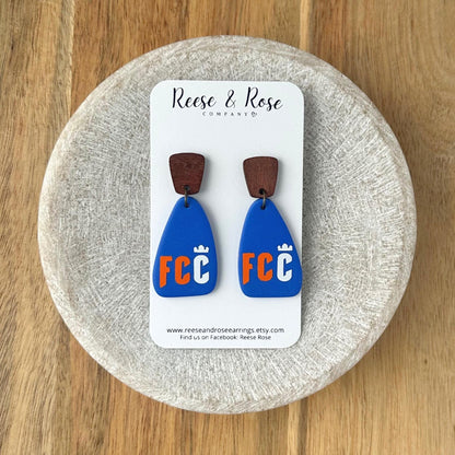 FC Cincinnati Soccer Jersey Earrings